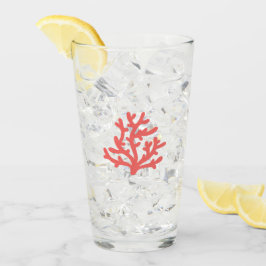 Copo De Pint Vidro Coral