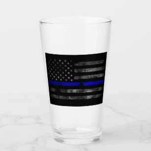 Copo De Pint Vidro da polícia