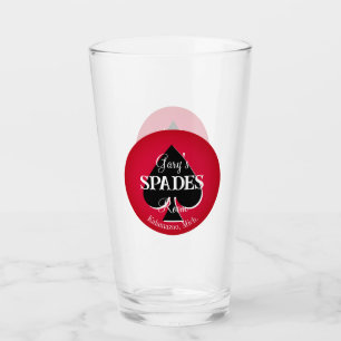 Copo De Pint Vidro da Sala de Máquinas de Jogar Cartões Clássic