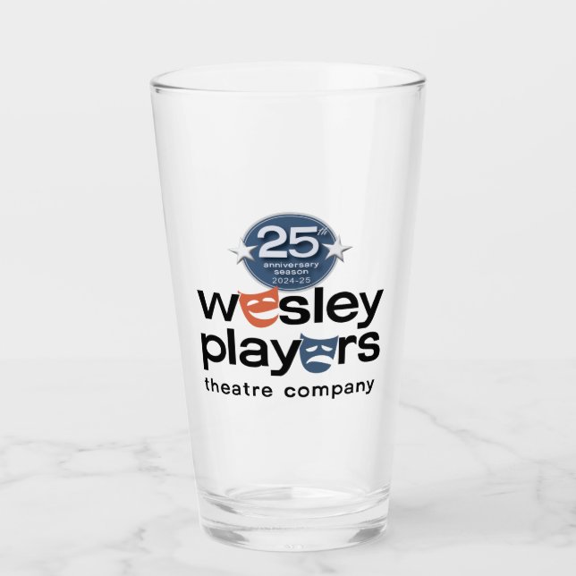 Copo De Pint Vidro de 25 de Jogadores Wesley (Frente)