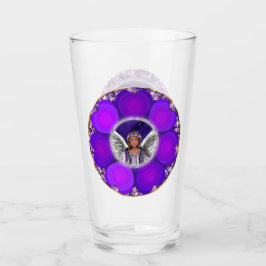 Copo De Pint Vidro de Alma Roxo