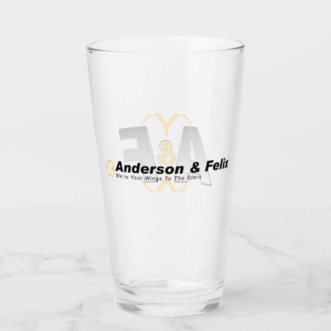 Copo De Pint Vidro de Anderson & de Felix (Frente)