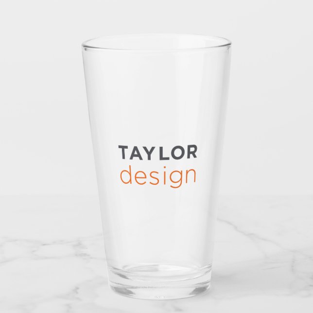 Copo De Pint Vidro de bebendo (Frente)