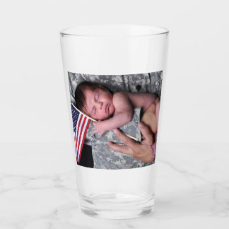 Copo De Pint Vidro de Bebendo de Bebê Cute, Soldado Militar dos