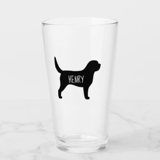 Copo De Pint Vidro de Bebendo Personalizado de Cão de Otterhoun