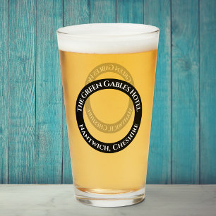 Copo De Pint Vidro de bebidas em hotel ou Bar