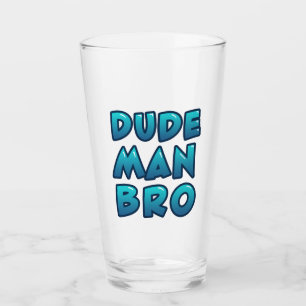 Copo De Pint Vidro de Bro Pint do ProSuperherói Dude Man