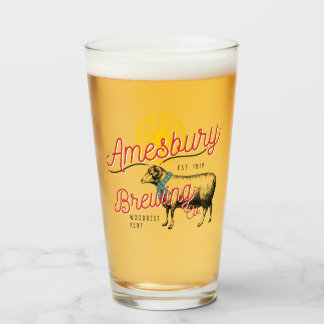 Copo De Pint Vidro de cerveja Amesbury