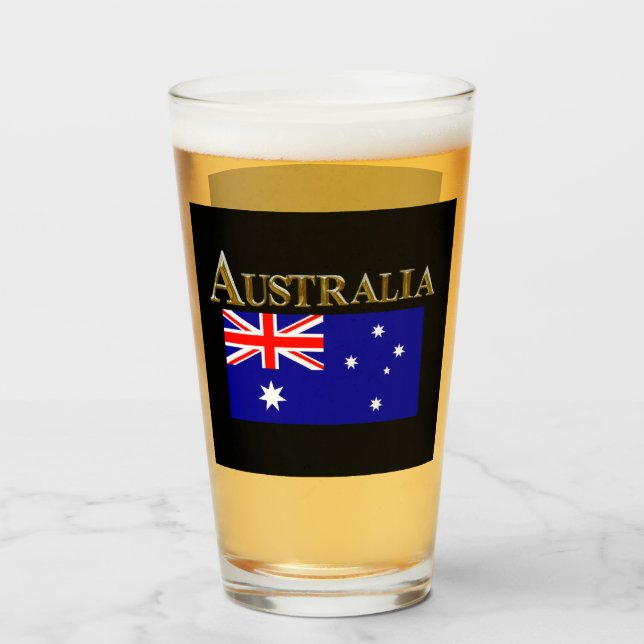 COPO DE PINT VIDRO DE CERVEJA AUSTRÁLIA (Frente (Preenchido))