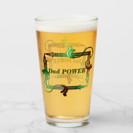 Copo De Pint Vidro de Cerveja de Cotação Personalizada para Pai