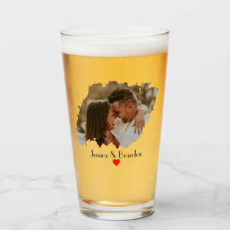 Copo De Pint Vidro de cerveja de fotos moderna personalizada - 