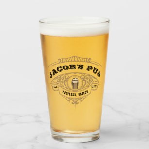 Copo De Pint Vidro de cerveja de mesa personalizada