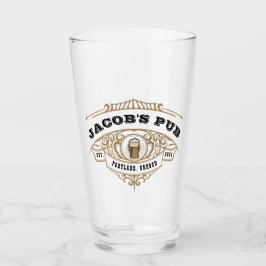 Copo De Pint Vidro de cerveja de mesa personalizada