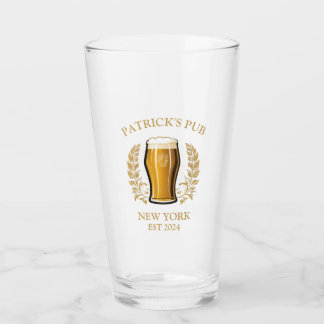 Copo De Pint Vidro de Cerveja de Sinal de Pub Personalizado com