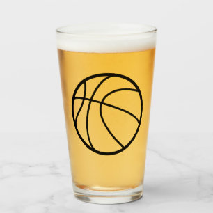 Copo De Pint Vidro de cerveja do basquetebol