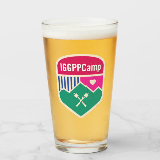 Copo De Pint Vidro de cerveja IGGPPCamp Tumbler