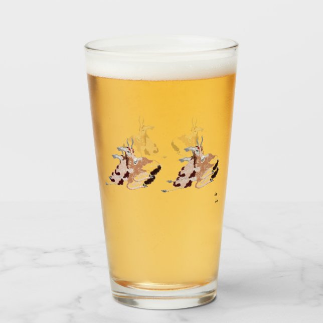 Copo De Pint Vidro De Cerveja: Lado Selvagem (Frente (Preenchido))