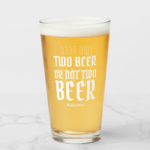 Copo De Pint Vidro De Cerveja Moderna Engraçado