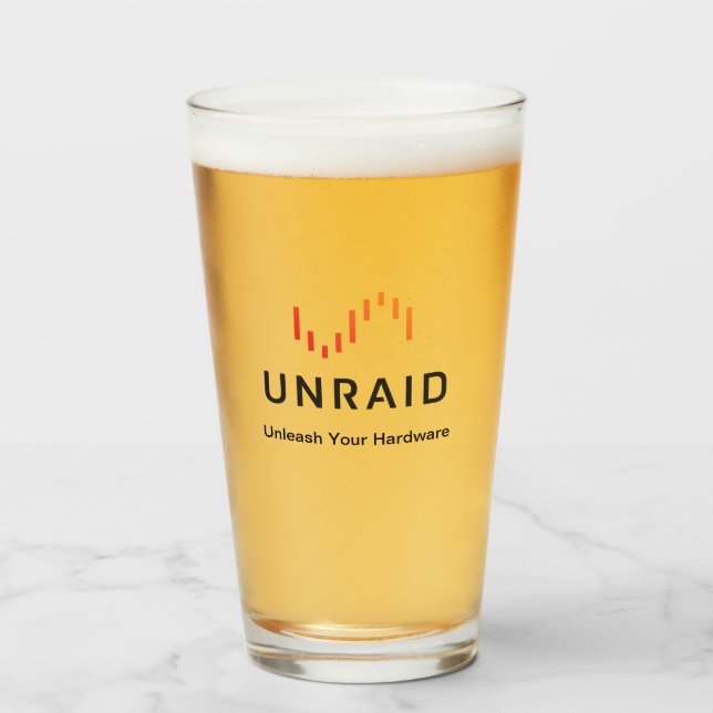 Copo De Pint Vidro De Cerveja Não Raid (Frente (Preenchido))