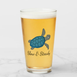 Copo De Pint Vidro de Design Turtle