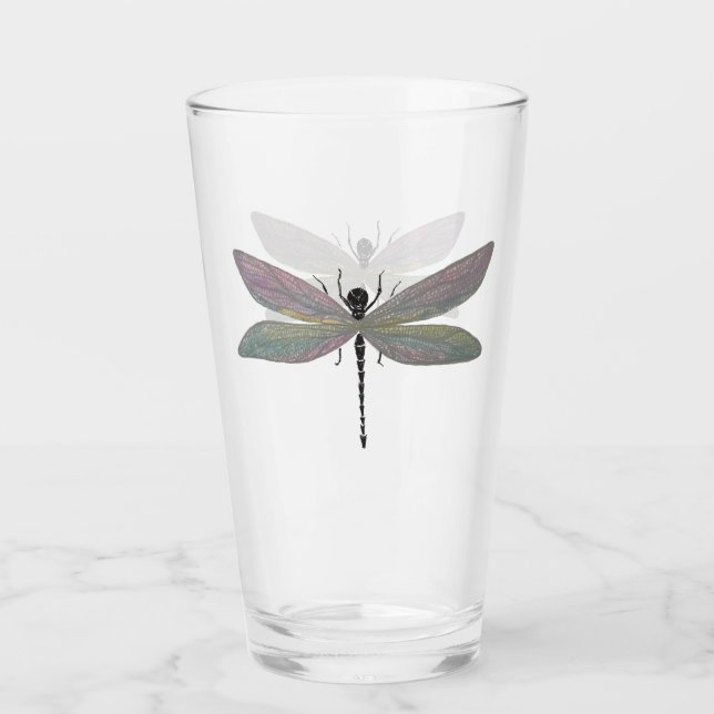 Copo De Pint Vidro de Dragonfly (Frente)