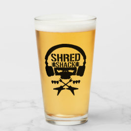 Copo De Pint Vidro de Impressão do Shack "Bullet Club Parody"