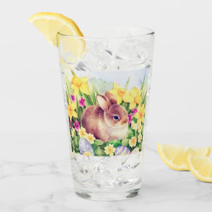 Copo De Pint vidro de Natal do Coelhinho de Páscoa