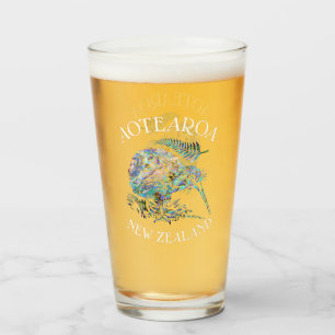 COPO DE PINT VIDRO DE NOVA ZEALAND KIWI PAUA