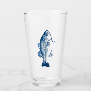 Copo De Pint Vidro de Peixe para Beers