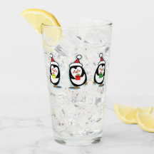 Vidro de pinguins - Design de Natal