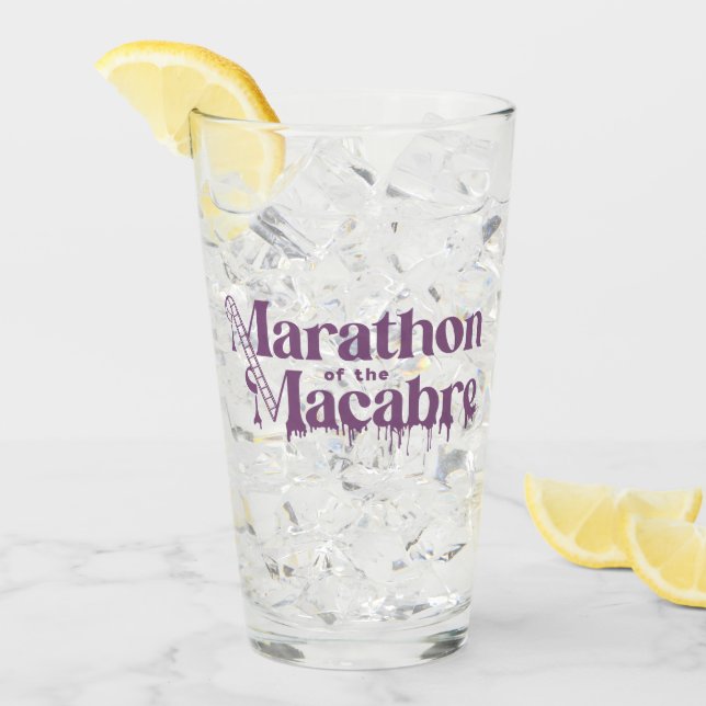 Copo De Pint Vidro de pinta MOTM24 - Roxo (Gelo frontal)