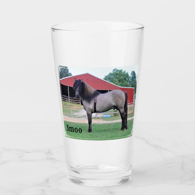 Copo De Pint Vidro de Pony Highland (Frente)