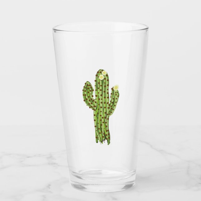 Copo De Pint Vidro de Saguaro (Frente)