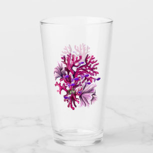 Copo De Pint Vidro de sereia de oceano roxo