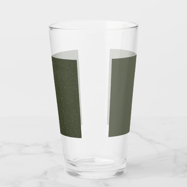 Copo De Pint Vidro de tonalidade dupla verde Moss (Esquerda)
