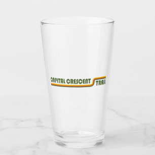 Copo De Pint Vidro de Trilha do Crescente Capital
