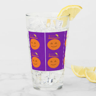 Copo De Pint Vidro Design de Abóbora