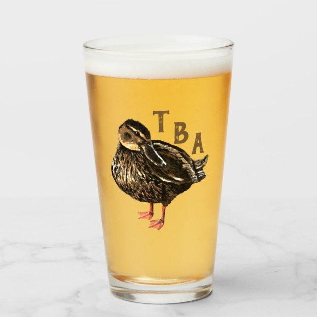 Copo De Pint Vidro do Bebendo (Frente (Preenchido))
