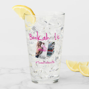 Copo De Pint Vidro do Bebendo Bookaholic do #TeamFosterette