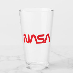 Copo De Pint Vidro do Bebendo Circa da NASA Icônica