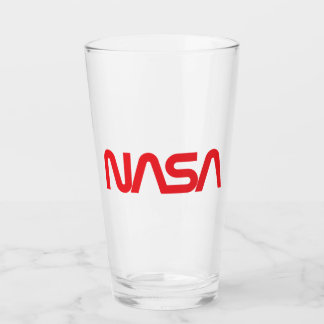 Copo De Pint Vidro do Bebendo Circa da NASA Icônica