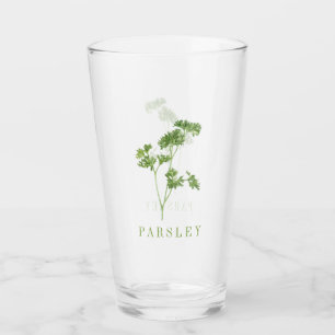 Copo De Pint Vidro do Bebendo de pintura FRESCO PARSLEY
