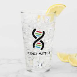 Copo De Pint Vidro do Bebendo do DNA Double Helix