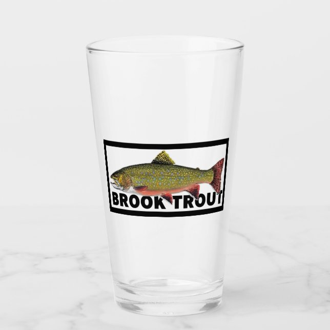 Copo De Pint Vidro do Brook Troux Pub (Frente)