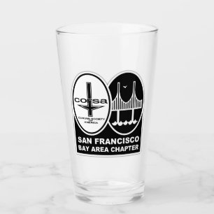 Copo De Pint Vidro do clube de automóveis SFBA CORSA