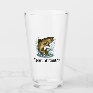 Copo De Pint Vidro do Controle da Truta