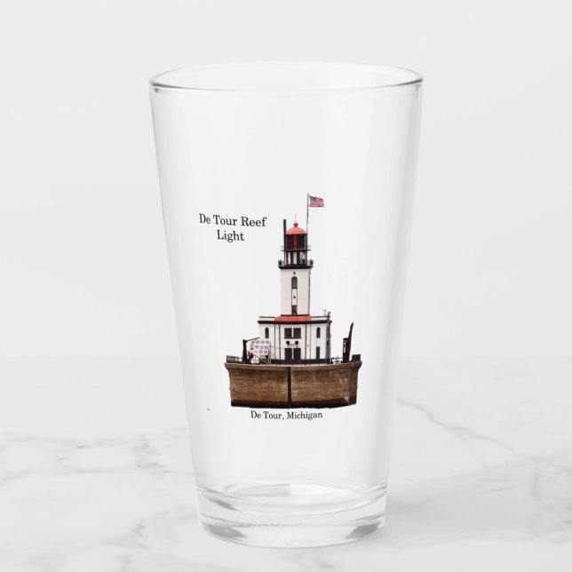 Copo De Pint Vidro do De Tour Reef Light (Frente)