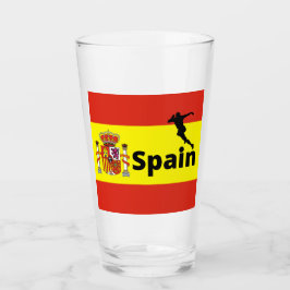 Copo De Pint Vidro do jogador de futebol espanhol