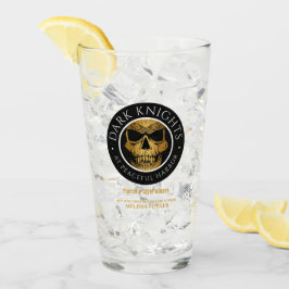 Copo De Pint Vidro do logotipo das Cavalas Escuras