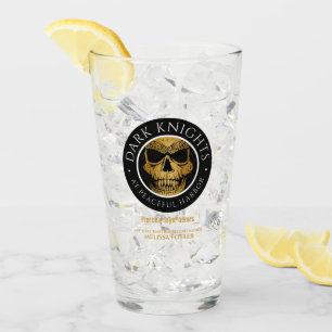 Copo De Pint Vidro do logotipo das Cavalas Escuras